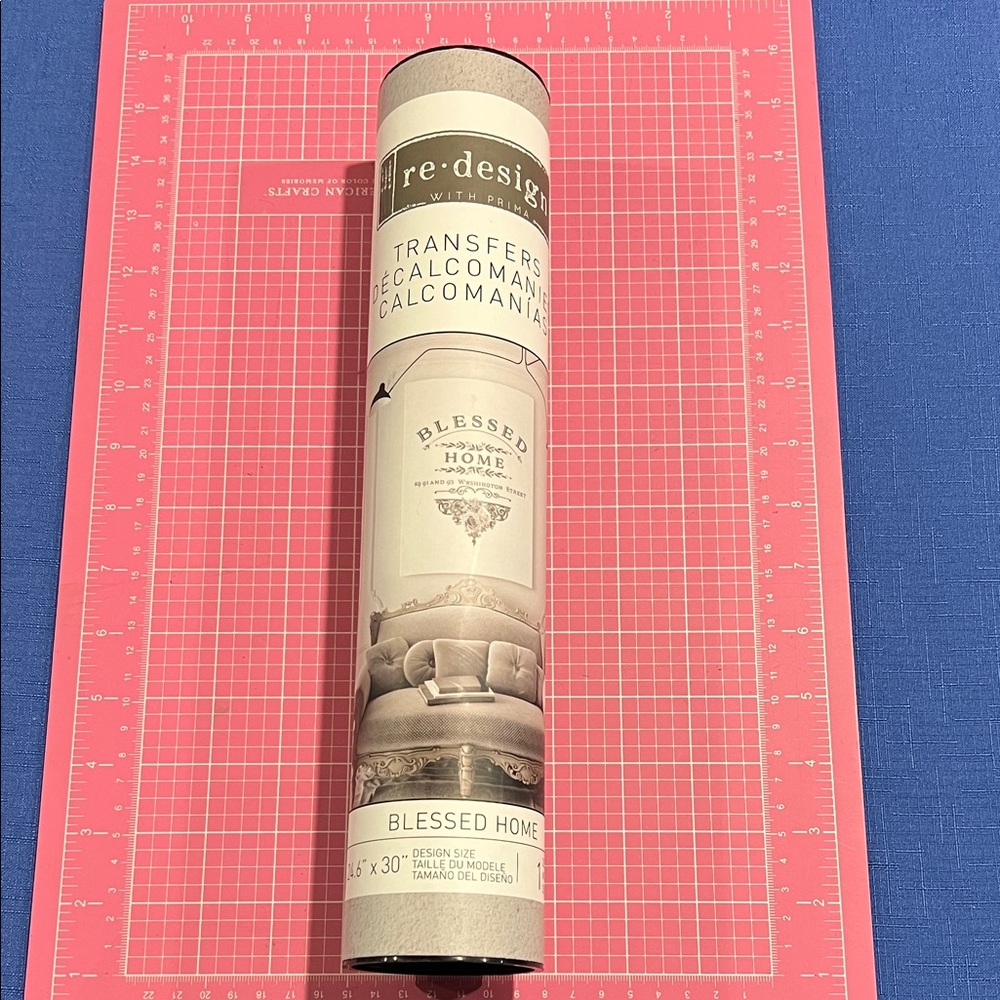 Transfers 'Blessed Home' Transfer Roll — Beige